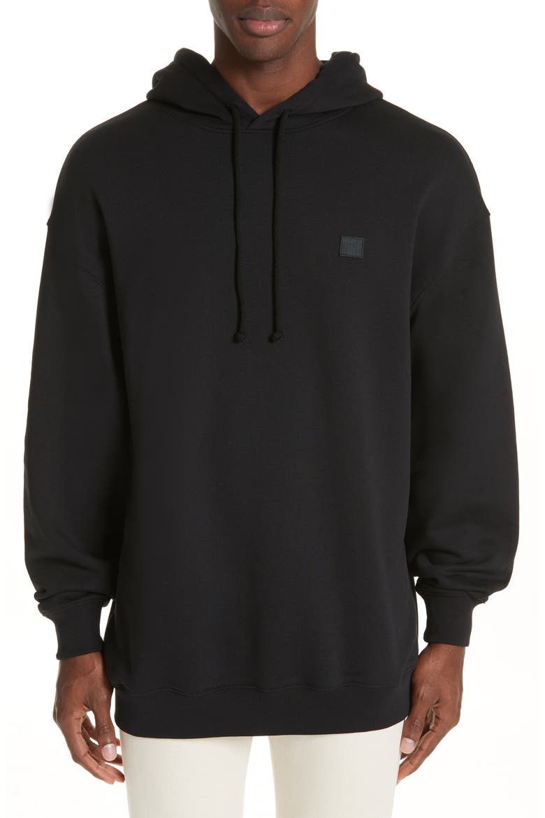 Studios Farrin Face Hooded Sweatshirt, Main, color, BLACK