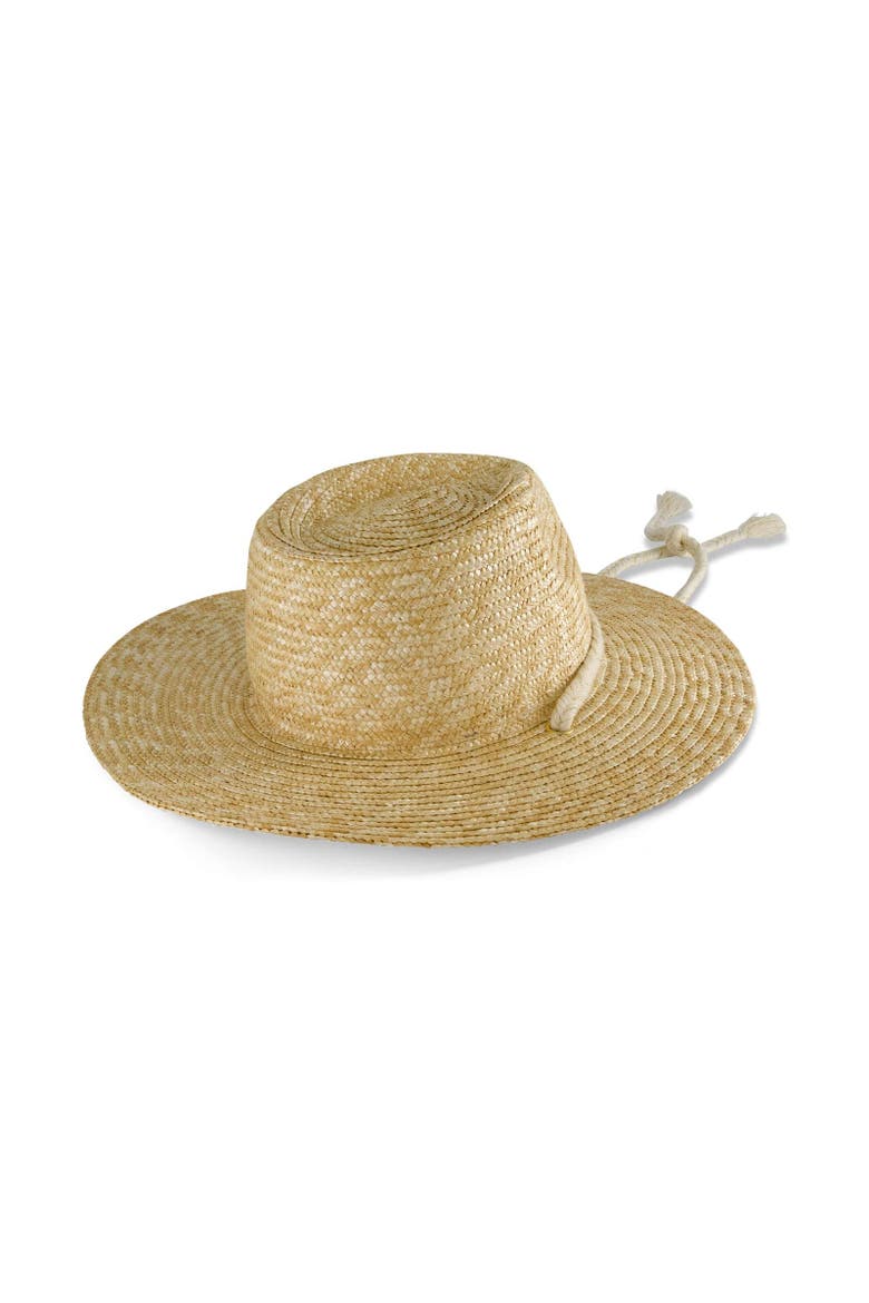 Women's Isla Hand Woven Fedora, UPF 50+ Sun Protection, Main, color, Toast Brown