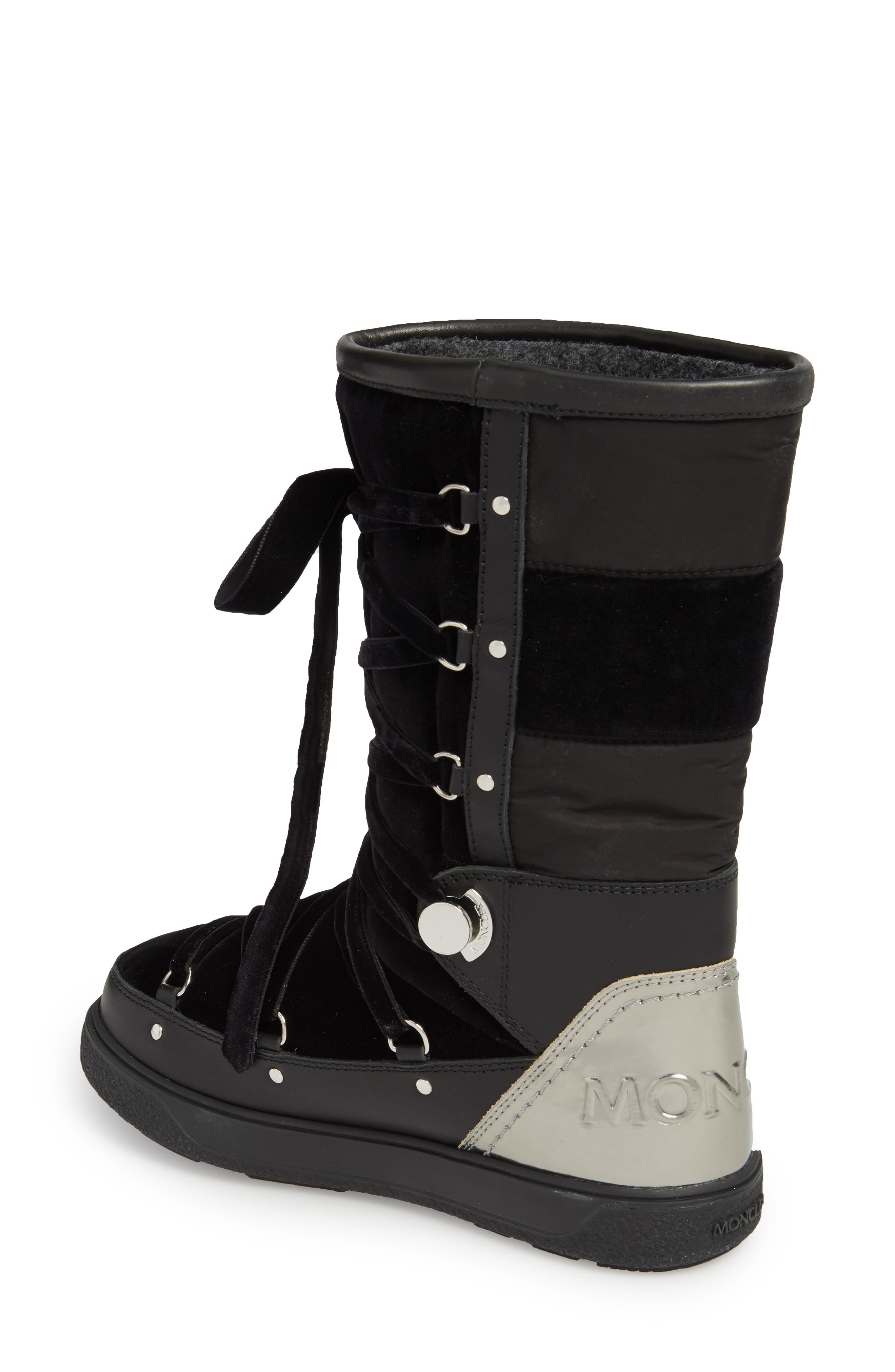 Moncler Syria Stivale Lace-Up Boot, Alternate, color, 