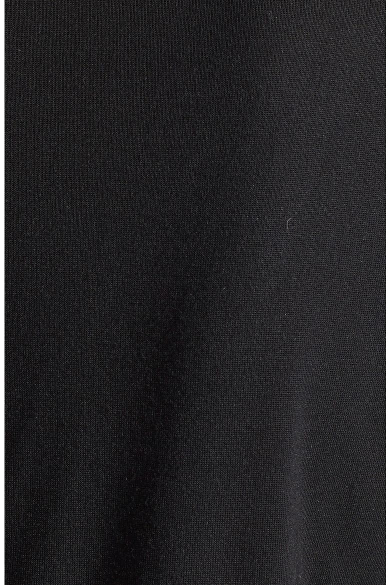 'Easy' V-Neck Tee, Alternate, color, BLACK