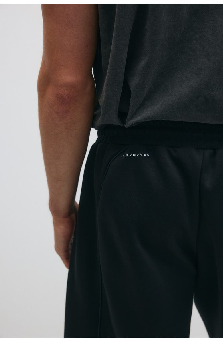 H&M Loose-fit sports shorts with drymove, Alternate, color, Black