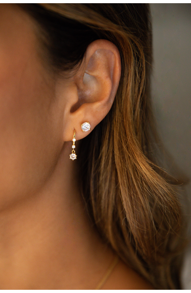 Electric Picks Edition Earrings, Alternate, color, Gold