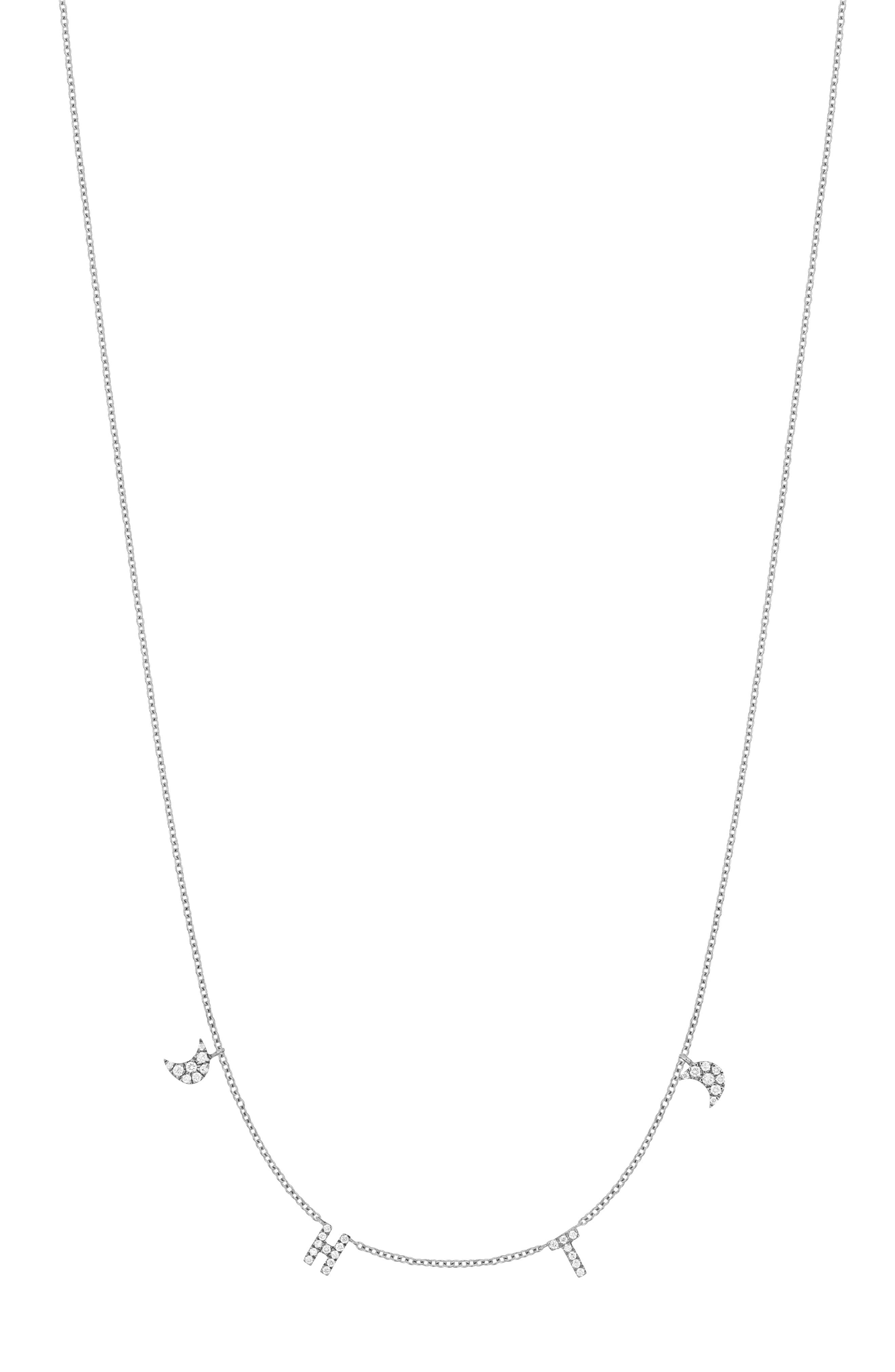 18K WHITE GOLD - 4 CHARMS