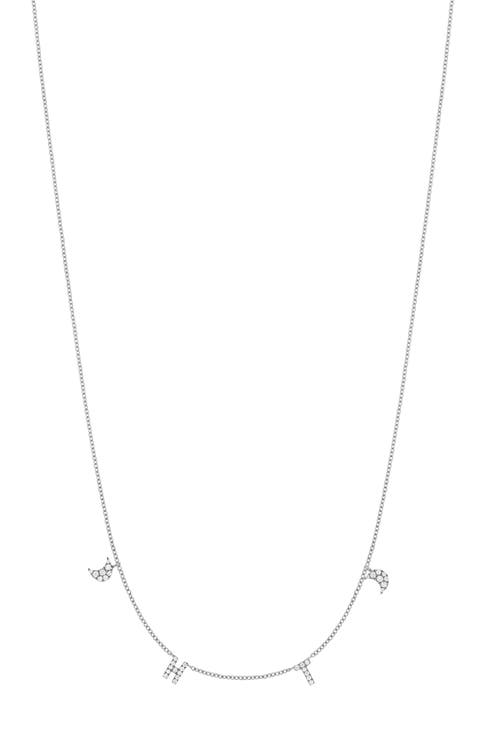 Icon Personalized Diamond Charm Necklace (Nordstrom Exclusive)