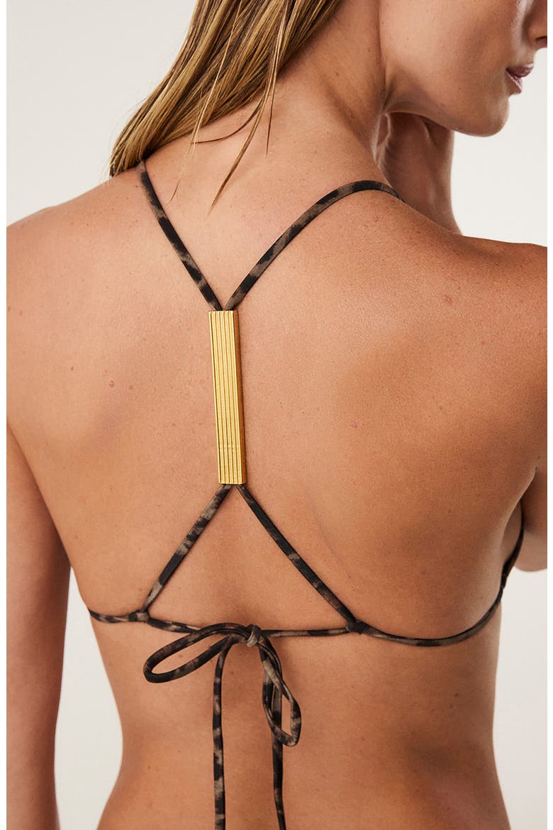 Tammy T-Back Triangle Bikini Top, Alternate, color, MULTI