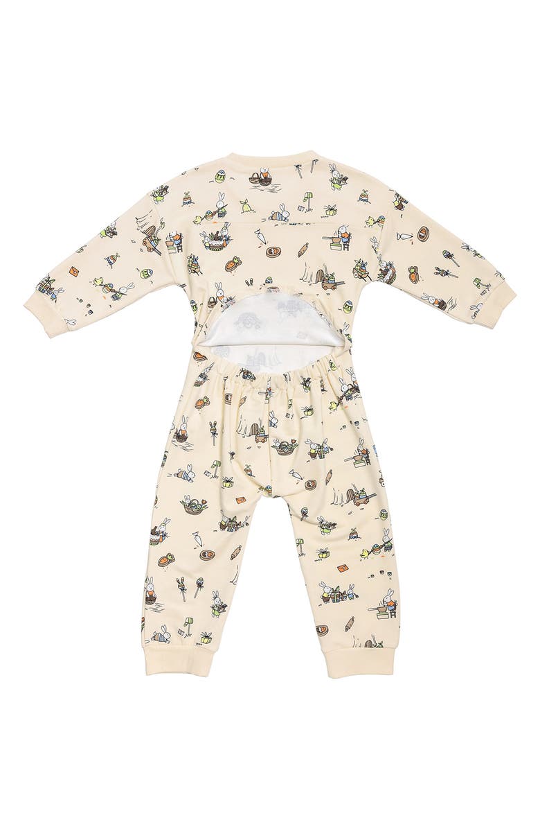 Bellabu Bear Bunny Workshop Fitted Two-Piece Pajamas, Alternate, color,