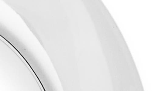 Open Edit Set Of 3 Knife Edge Hoop Earrings In Metallic