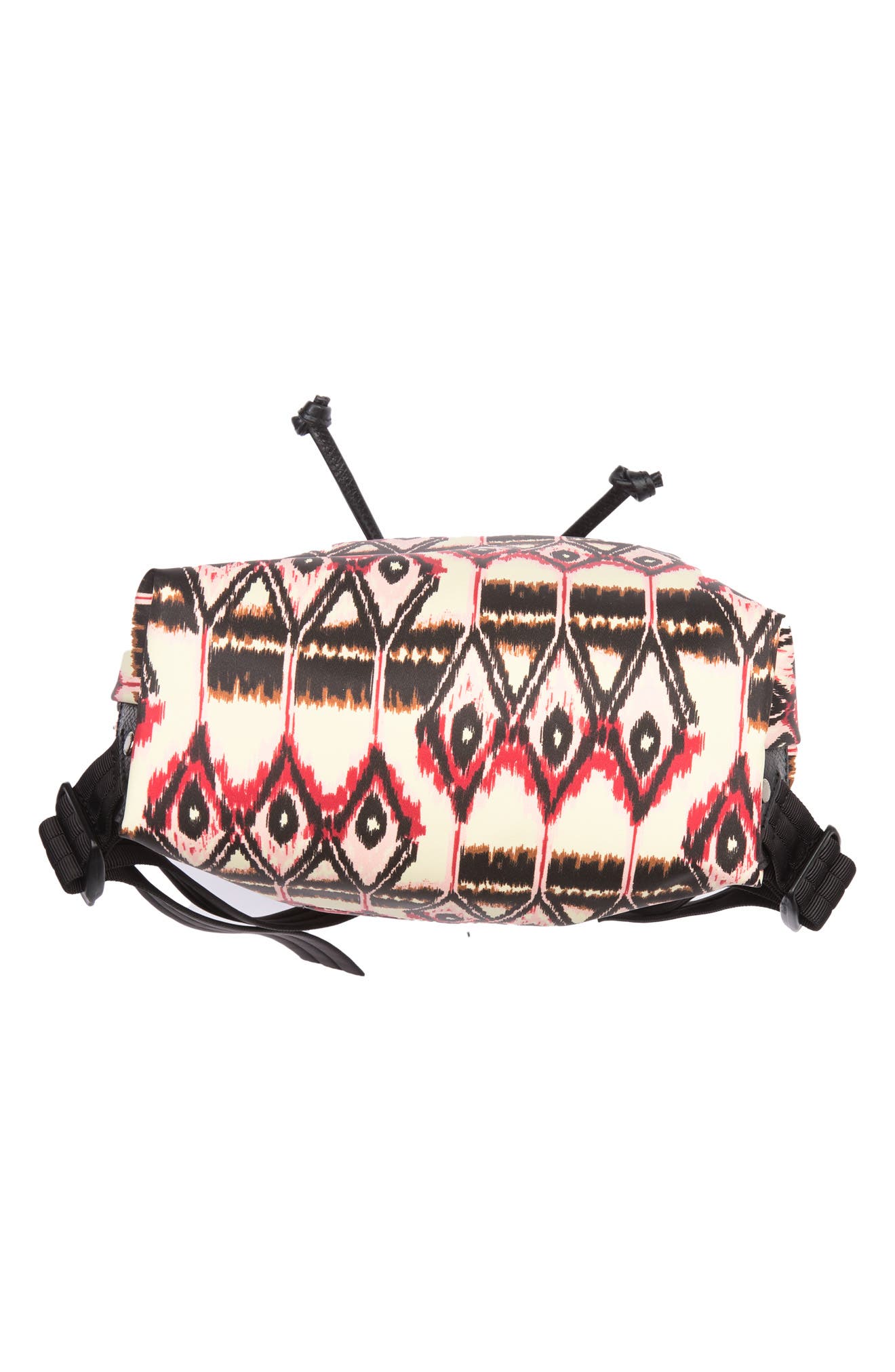 Longchamp Ikat Print Backpack, Alternate, color, Ivory