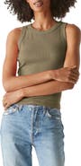 Michael Stars Gina Cotton & Modal Rib Tank