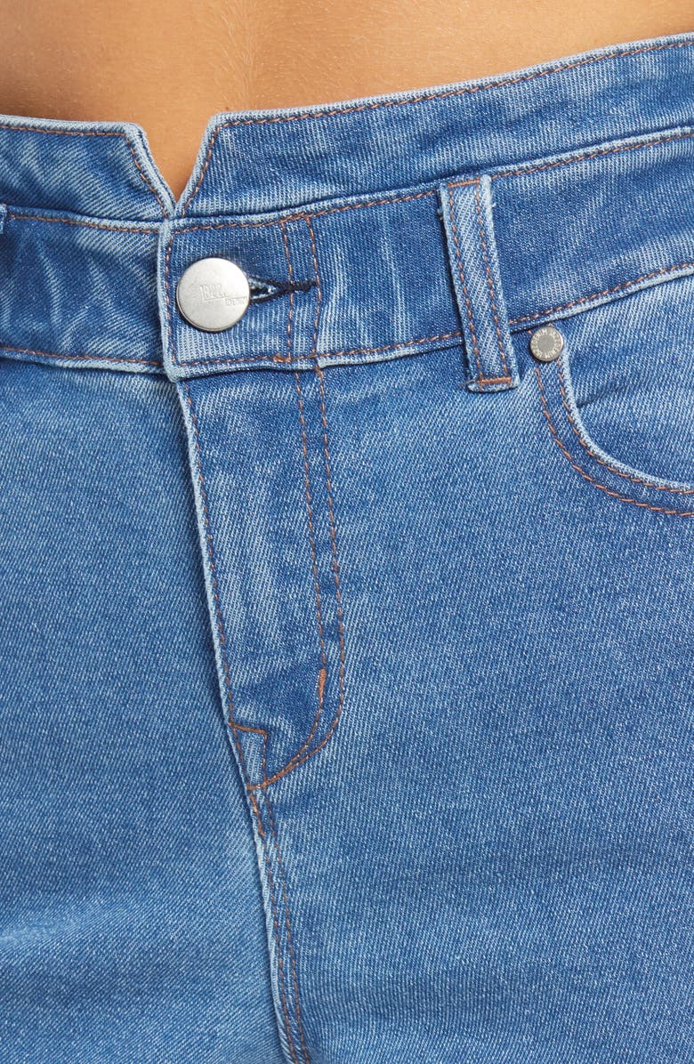 1822 Denim Re:Denim High Elastic Waist Relaxed Fit Ankle Straight Leg Jeans, Alternate, color, 