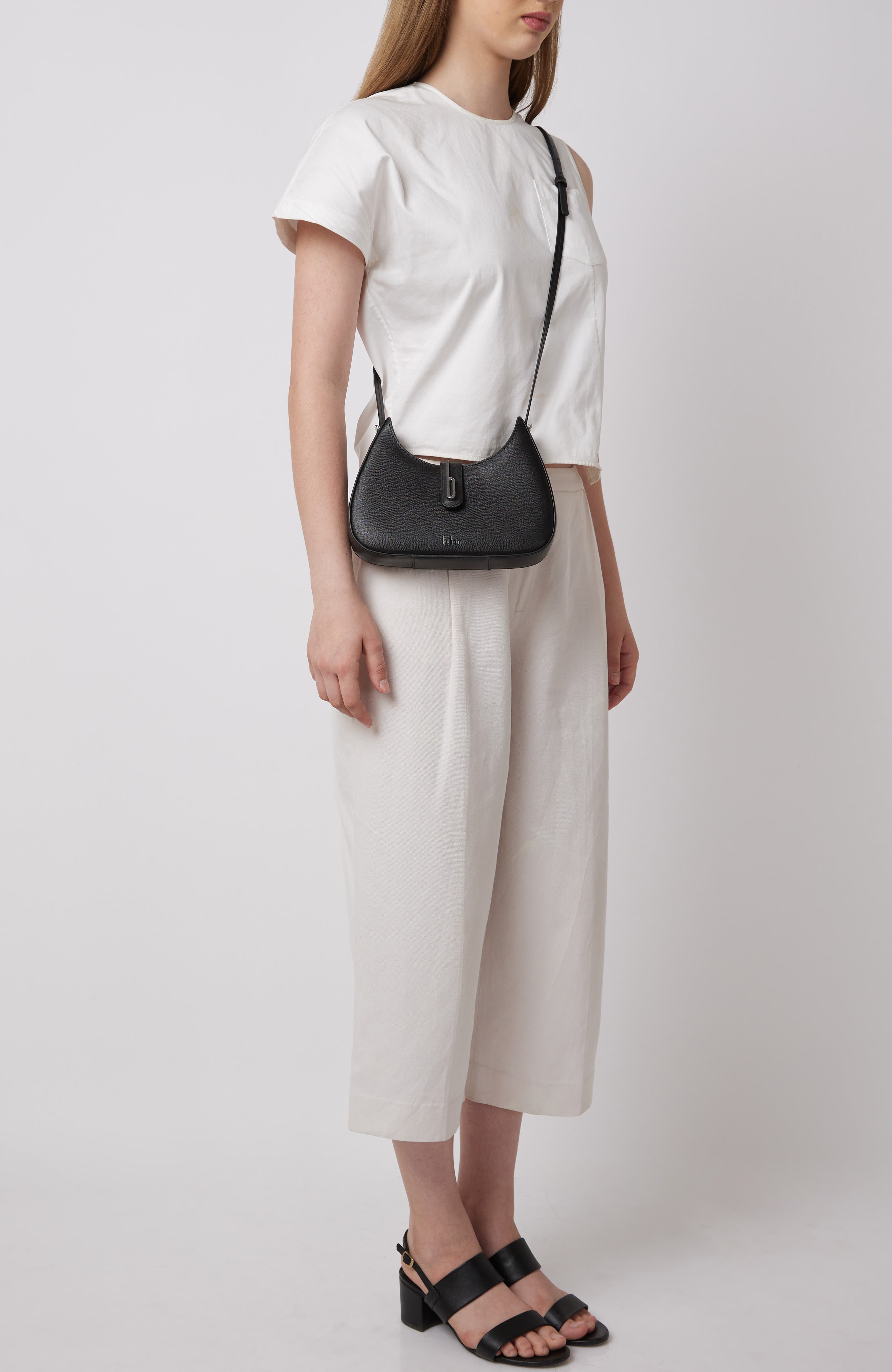 behno Mini Leena Saffiano Leather Crossbody Bag, Alternate, color, 