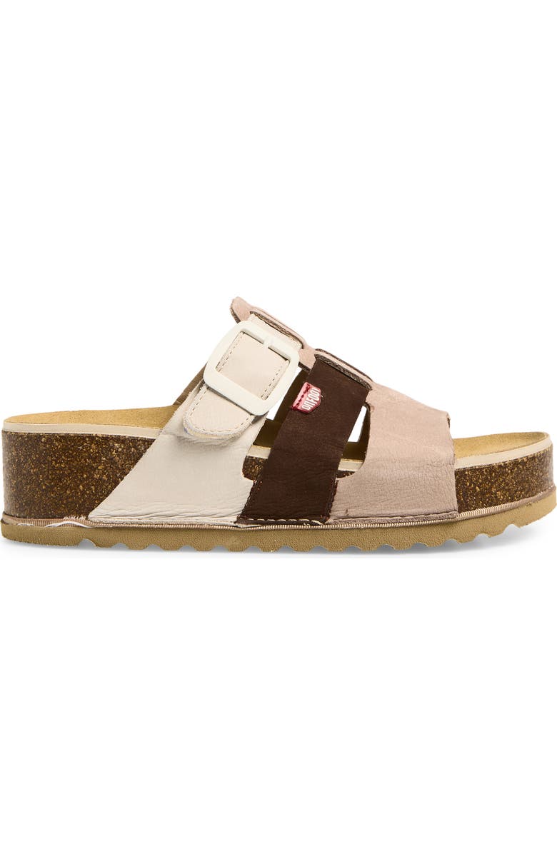 On Foot Naoshima Three-Strap Slide Sandal, Alternate, color, Khaki/ Bone