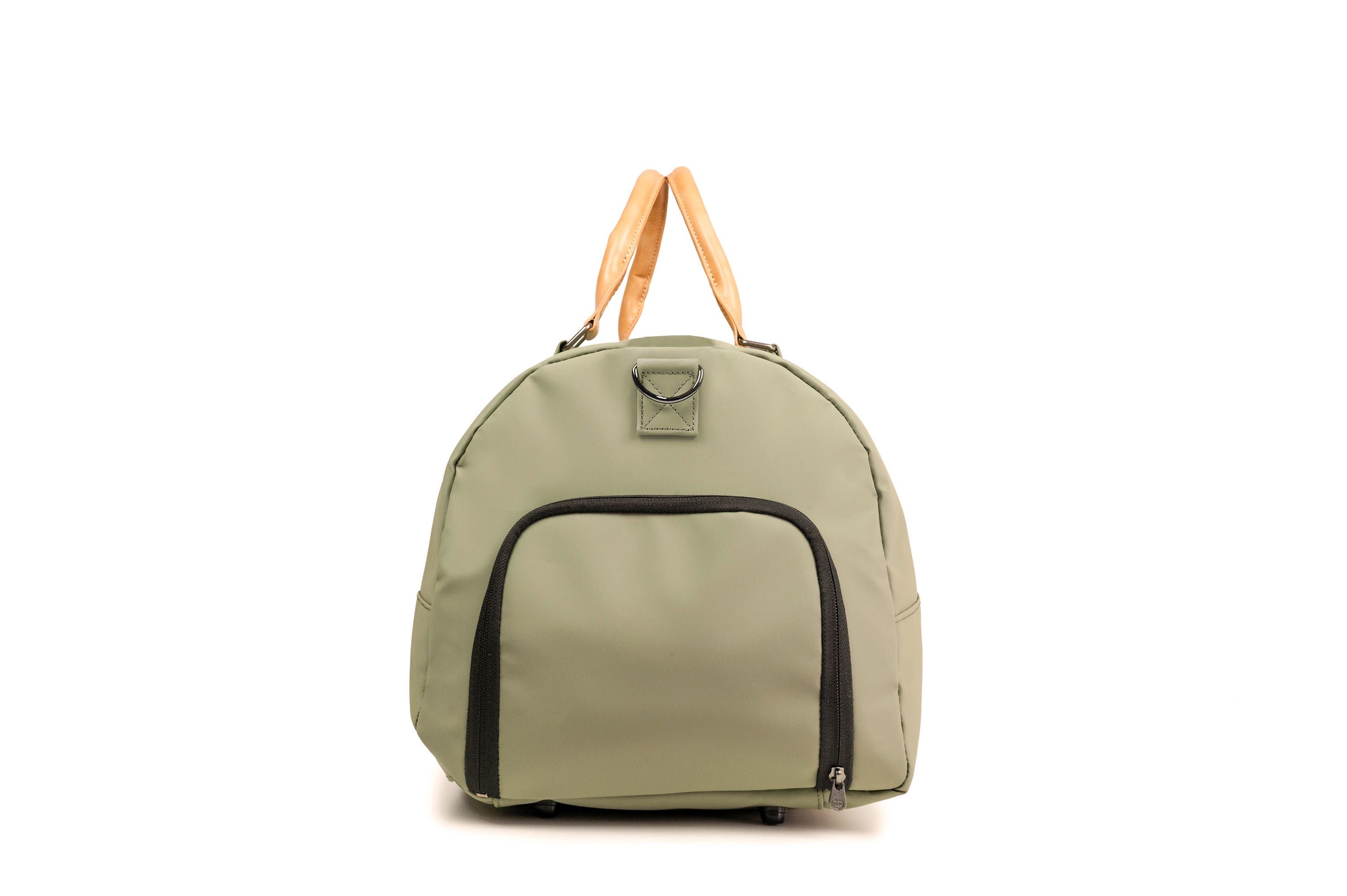 PKG Cottage Life Bishop 42L Recycled Duffel Bag, Alternate, color, Green/Light Tan