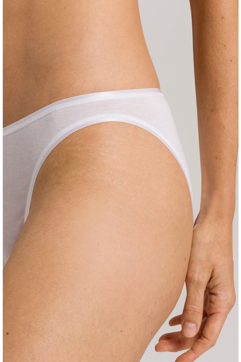Cotton Seamless Bikinis, Alternate, color, WHITE