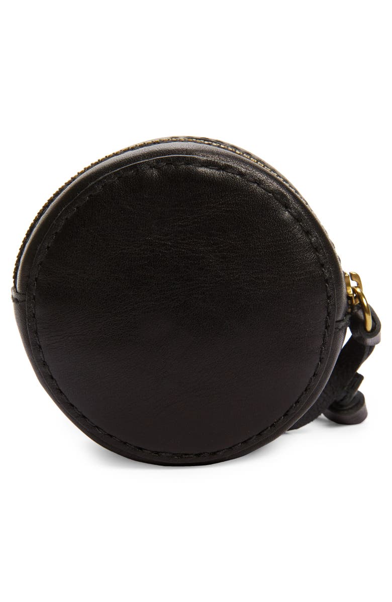 Madewell The Mini Leather Circle Pouch, Alternate, color,