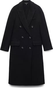 rag & bone Vasso Double Breasted Wool Blend Coat