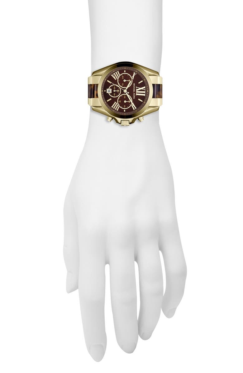 MICHAEL Michael Kors Michael Kors 'Bradshaw' Chronograph Bracelet Watch, Alternate, color,