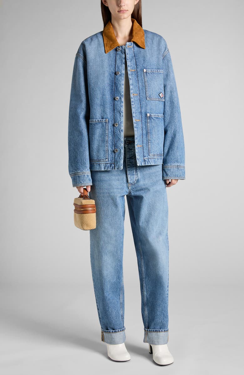 Bottega Veneta Turned Up Jeans, Alternate, color, 