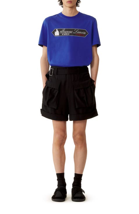 Printed Lanvin Signature Label T-Shirt
