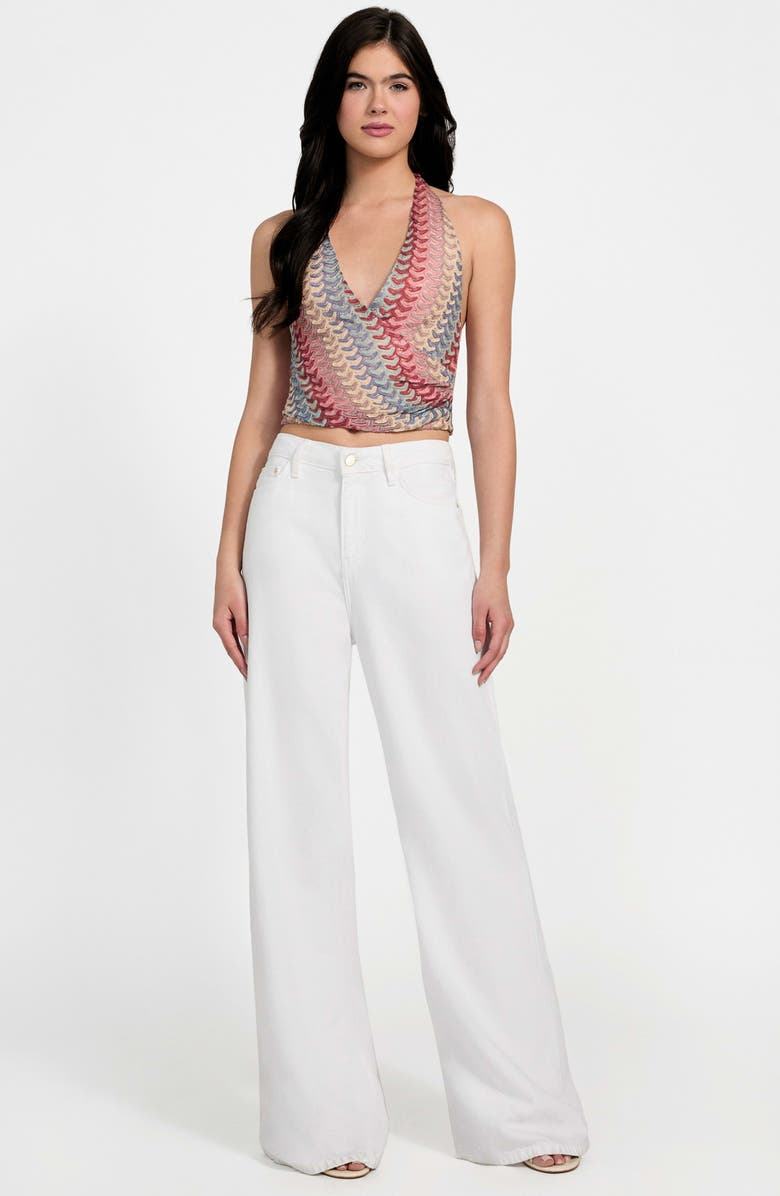 GUESS Fearne Knit Halter Top, Alternate, color,