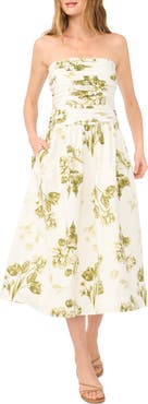 1.STATE Strapless Maxi Dress