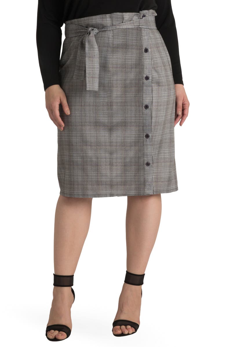 Standards & Practices Tilly Paperbag Skirt, Main, color,