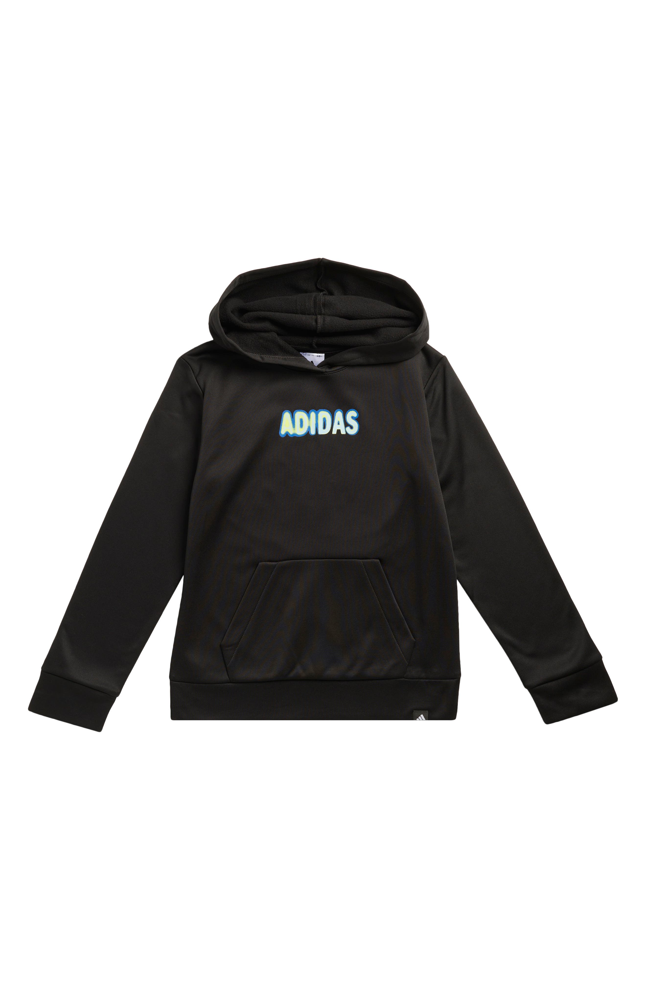 adidas Kids' Graphic Recycled Polyester Fleece Hoodie