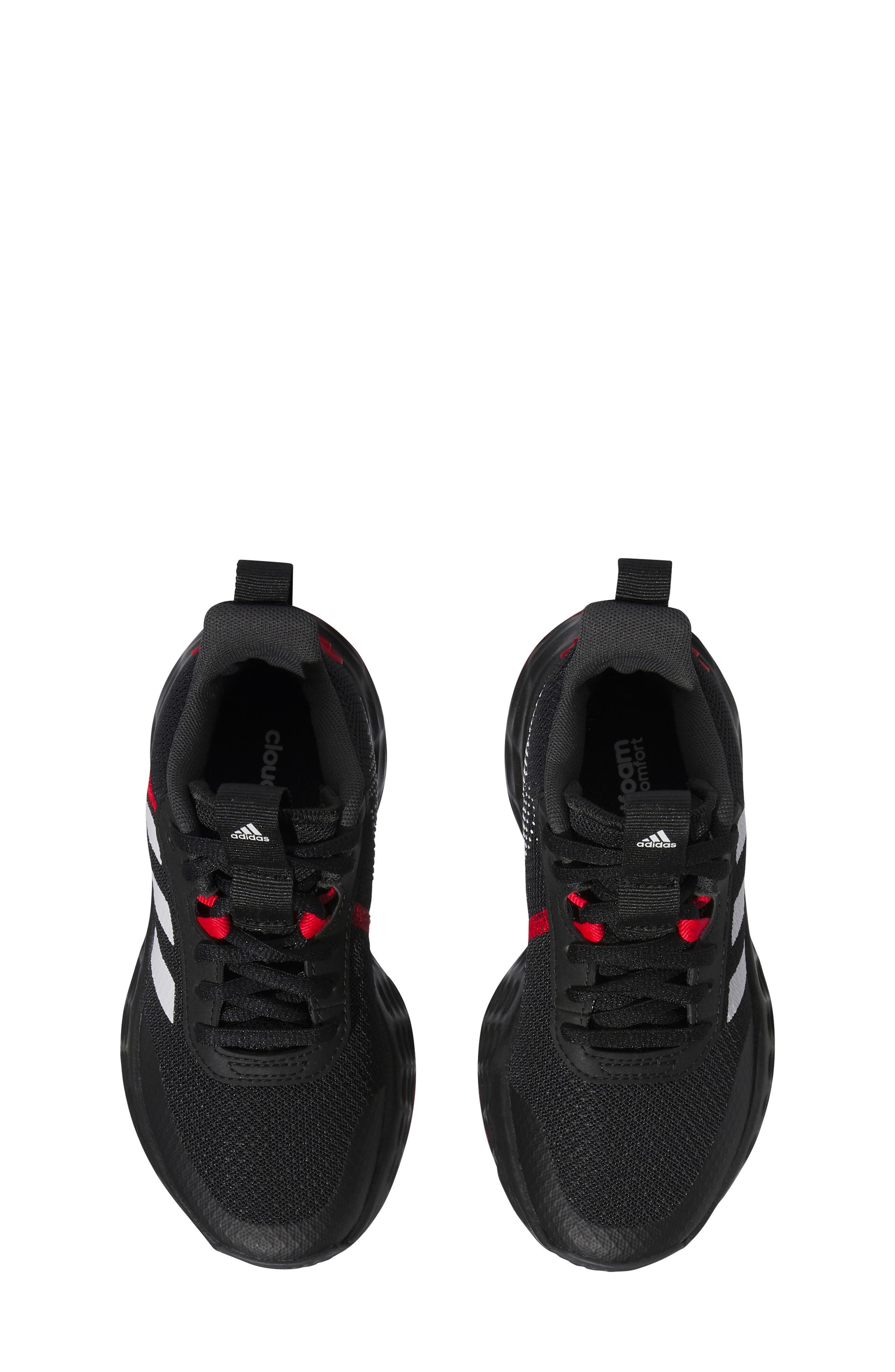 Kids' Own the Game 2.0 Sneaker, Alternate, color, BLACK/ WHITE/ VIVID RED