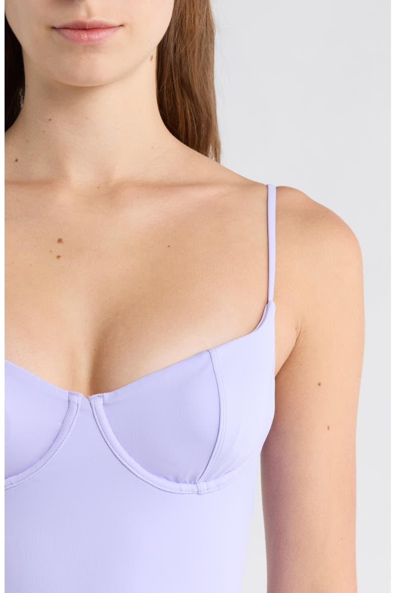 Malia One-Piece Swimsuit, Alternate, color, LAVENDER