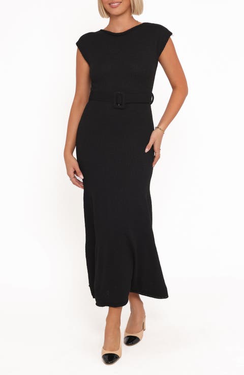 Alberta Belted Knit Dress