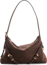 Givenchy Mini Voyou Suede Shoulder Bag
