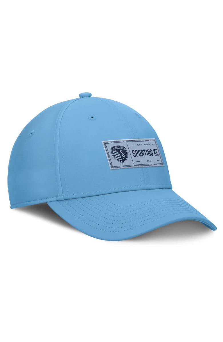 FANATICS Men's Fanatics Sky Blue Sporting Kansas City Banner Flex Hat, Alternate, color, Blue