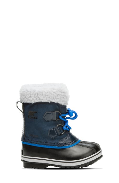 Sorel Kids' Yoot Pac Waterproof Snow Boot In Collegiate Navy/super Blue