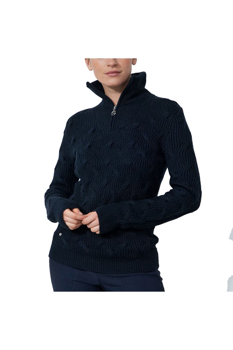 Ermont Unlined Womens Golf Sweater, Main, color, Navy