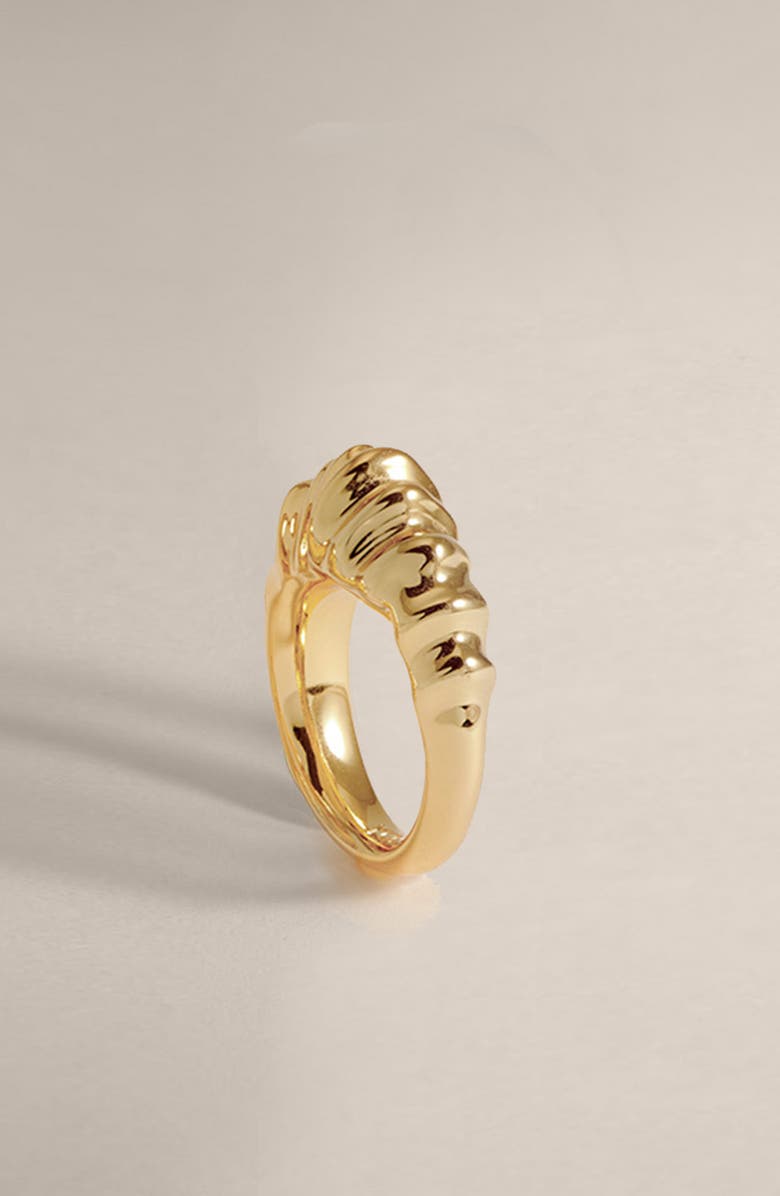 YOJ Coral Ring in Gold, Alternate, color, Gold