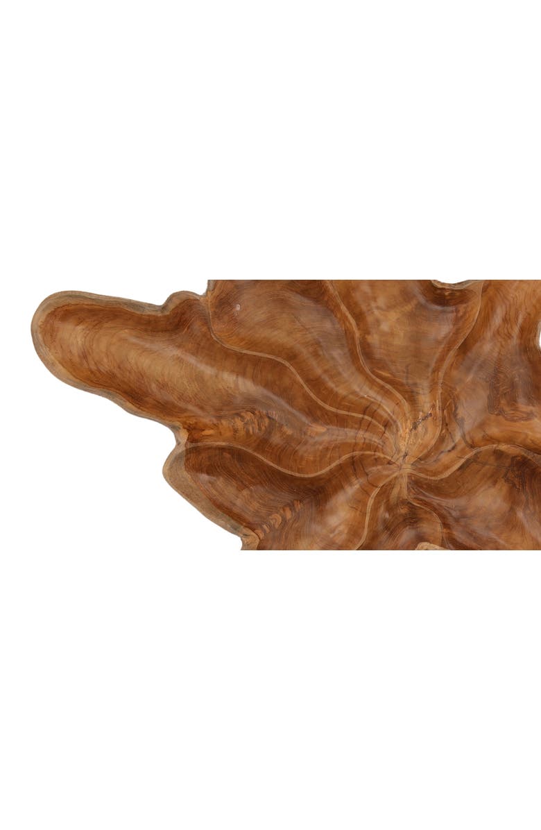 Dovetail Furniture Rowan Teak Wood Tray, Alternate, color, Natural