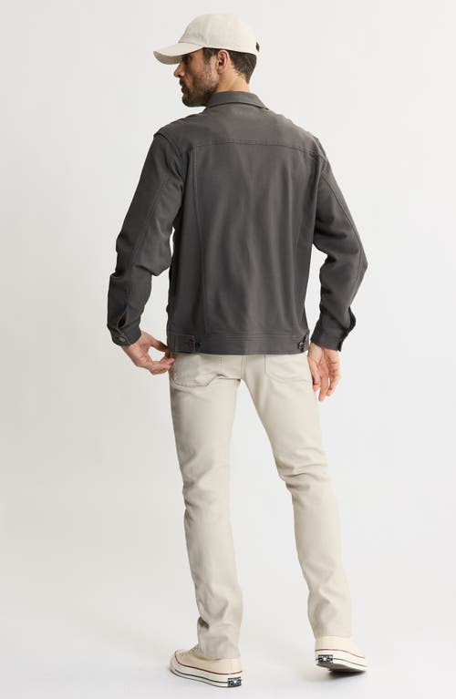 Jachs Stretch Cotton Trucker Jacket In Gray