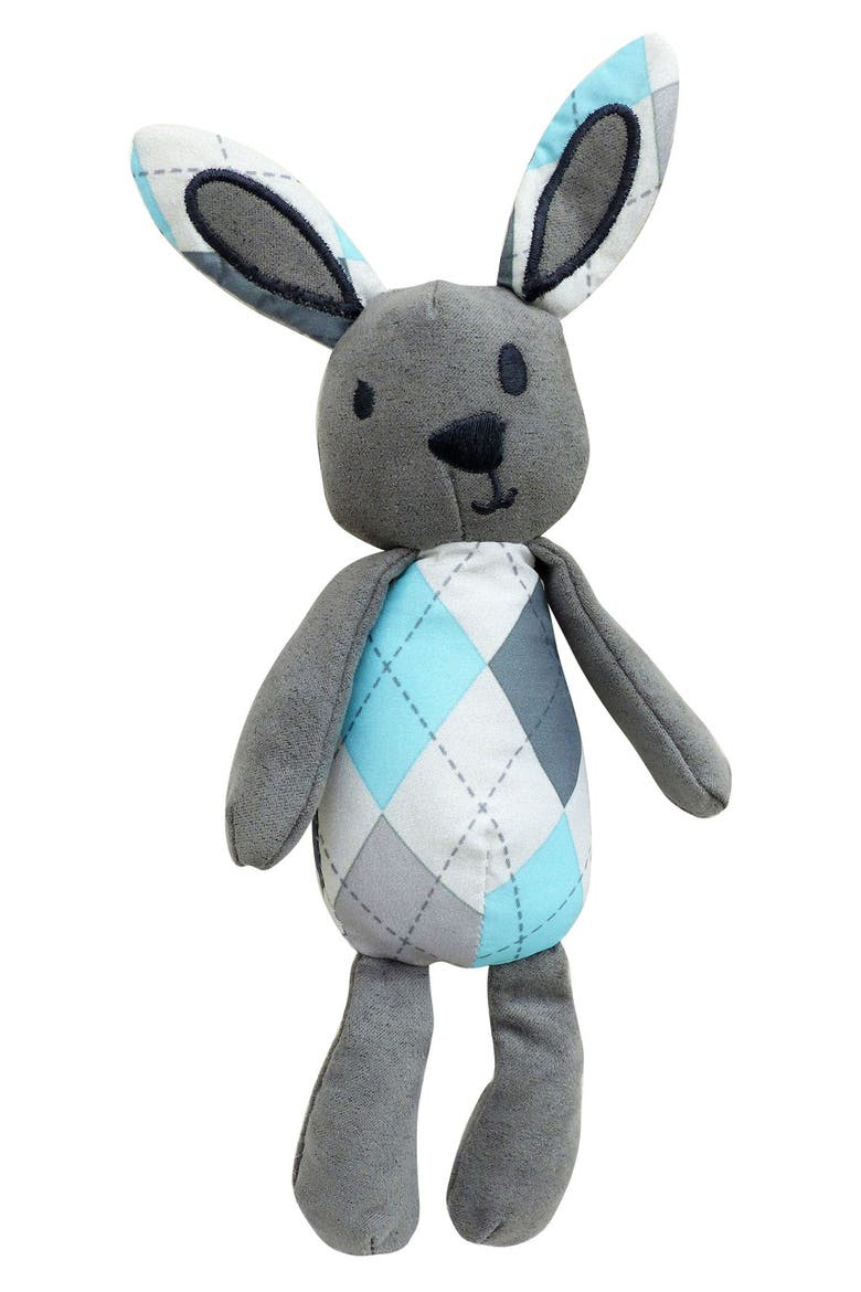 Lewis & Fitz Rocking Horse & Stuffed Animal, Alternate, color, BLUE PLAID