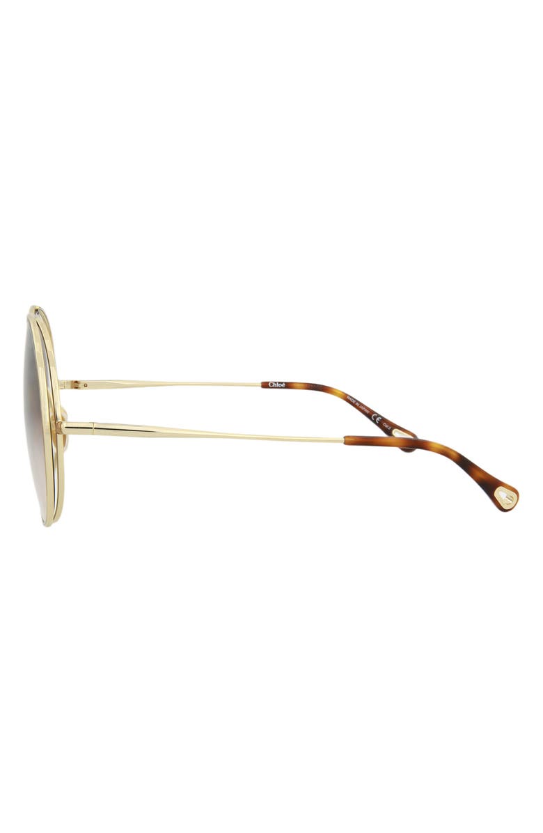Chloé Novelty 61mm Round Sunglasses, Alternate, color,