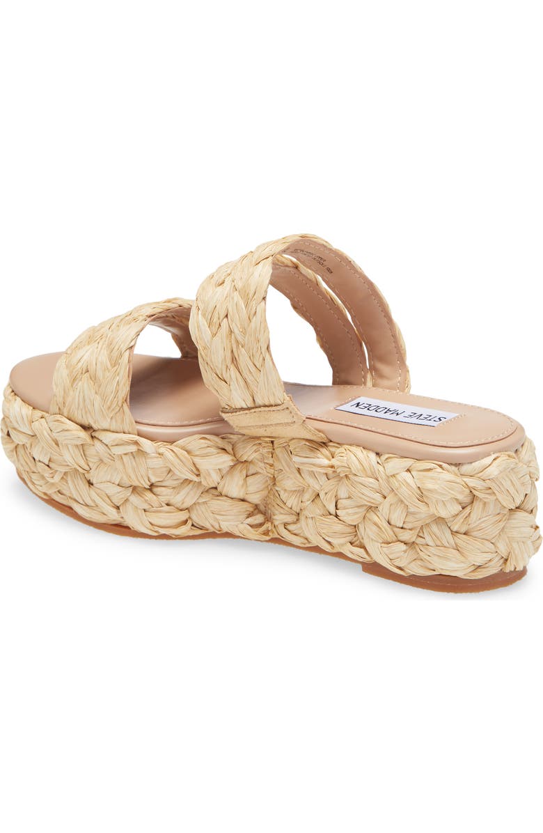 Steve Madden Cannes Platform Espadrille Slide Sandal, Alternate, color,