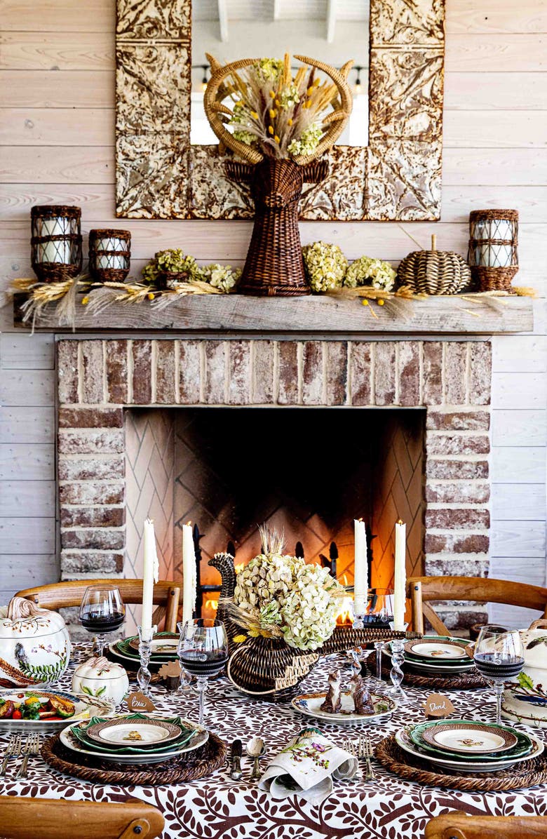 Juliska Devon Willow Stag Vase, Alternate, color, Brown