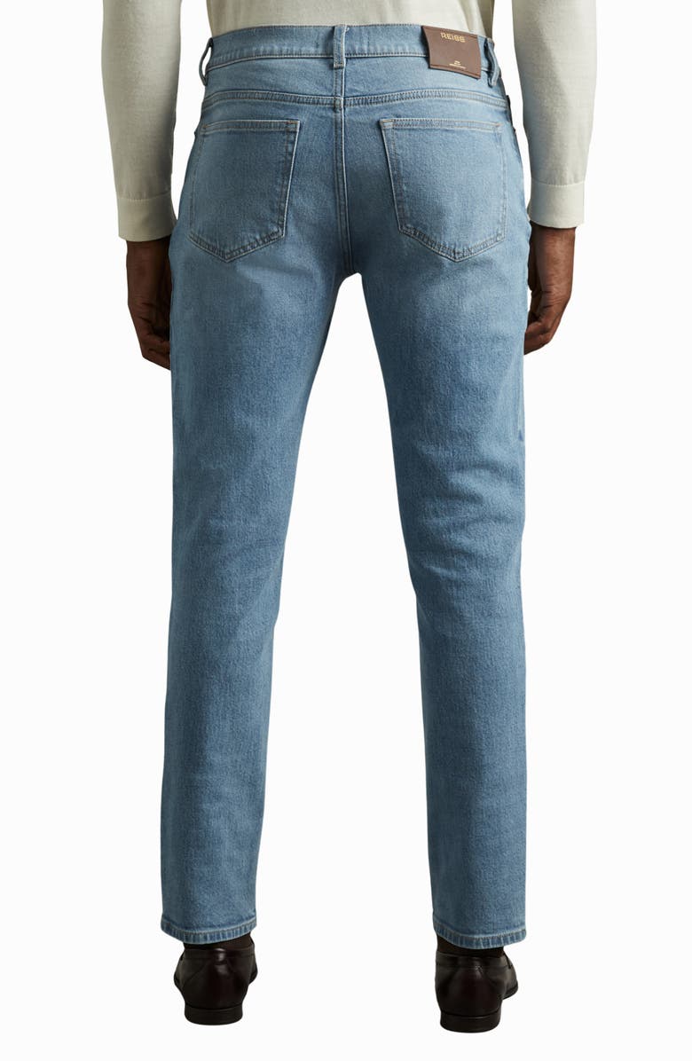 Reiss Picton Slim Fit Jeans, Alternate, color, Light Blue Wash