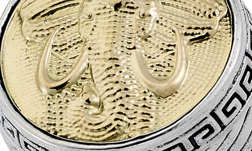 Samuel B. Elephant Signet Ring In Neutral