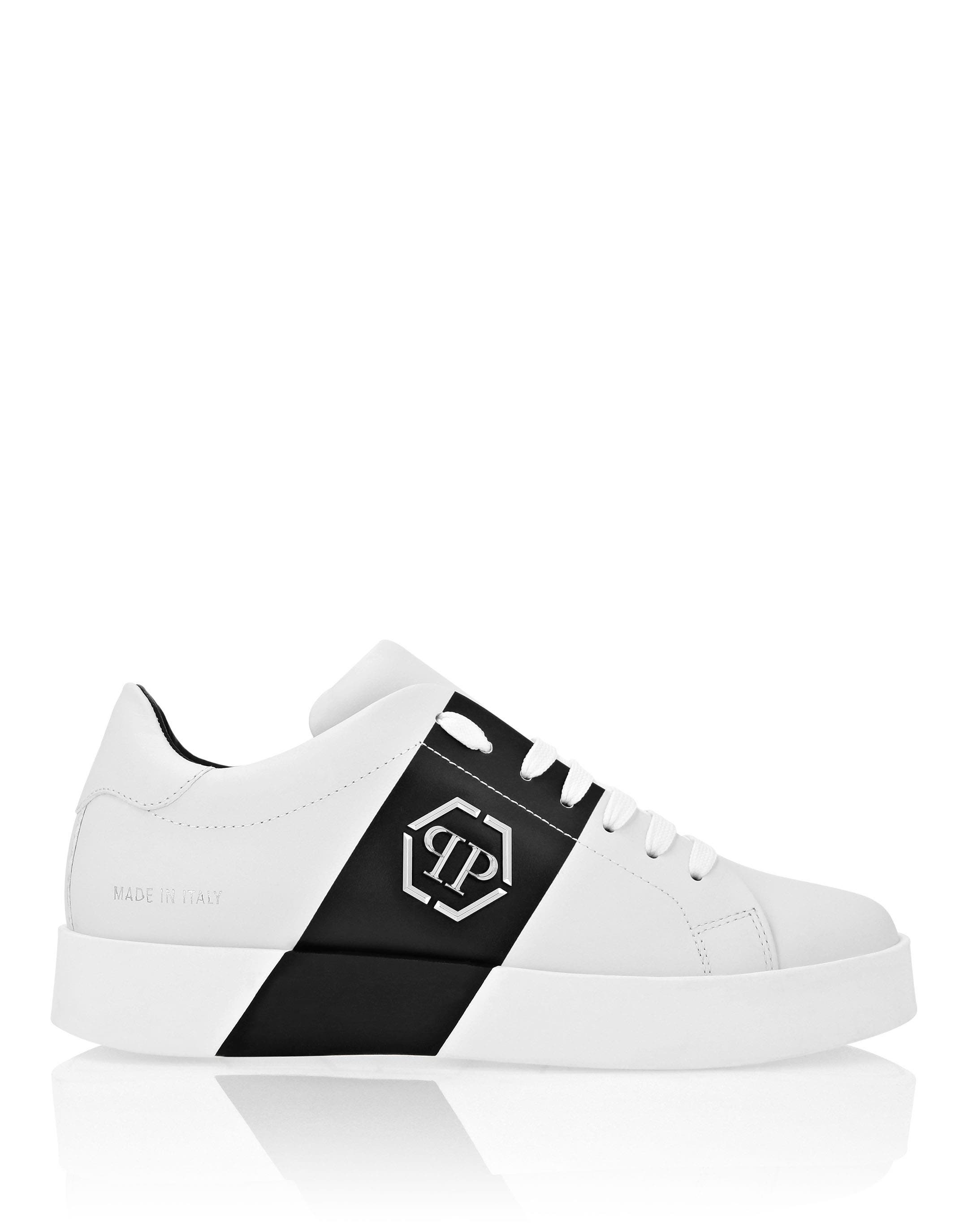 Lo-Top Sneakers Hexagon Unisex, Alternate, color, white/black