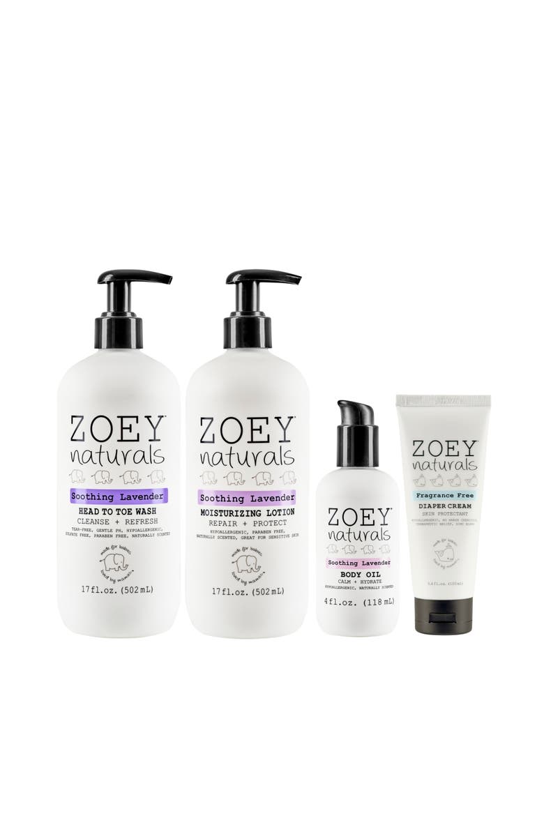 Zoey Naturals Soothing Lavender Newborn Kit, Main, color, Lavender