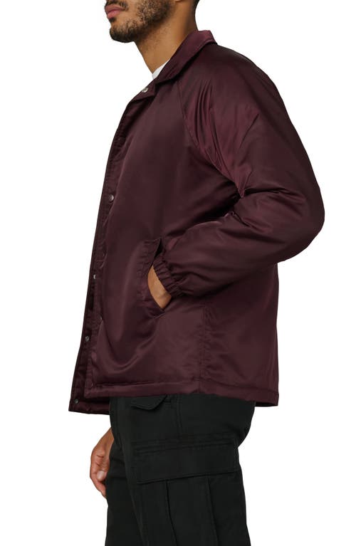 Joe's Satine Coach Jacket In Burgundy