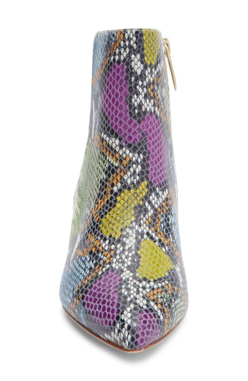 L'agence Jeanne Block Heel Bootie In Multi