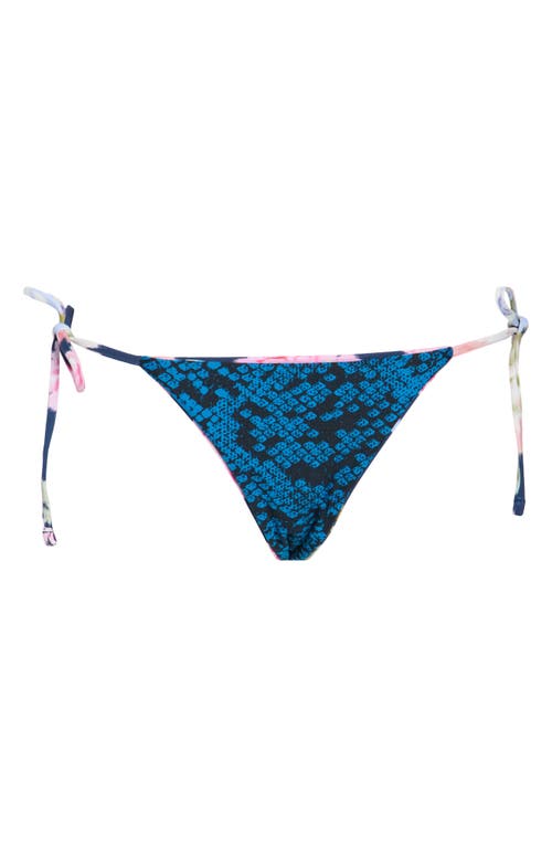 Maaji Sunning Reversible Bikini Bottoms In Blue