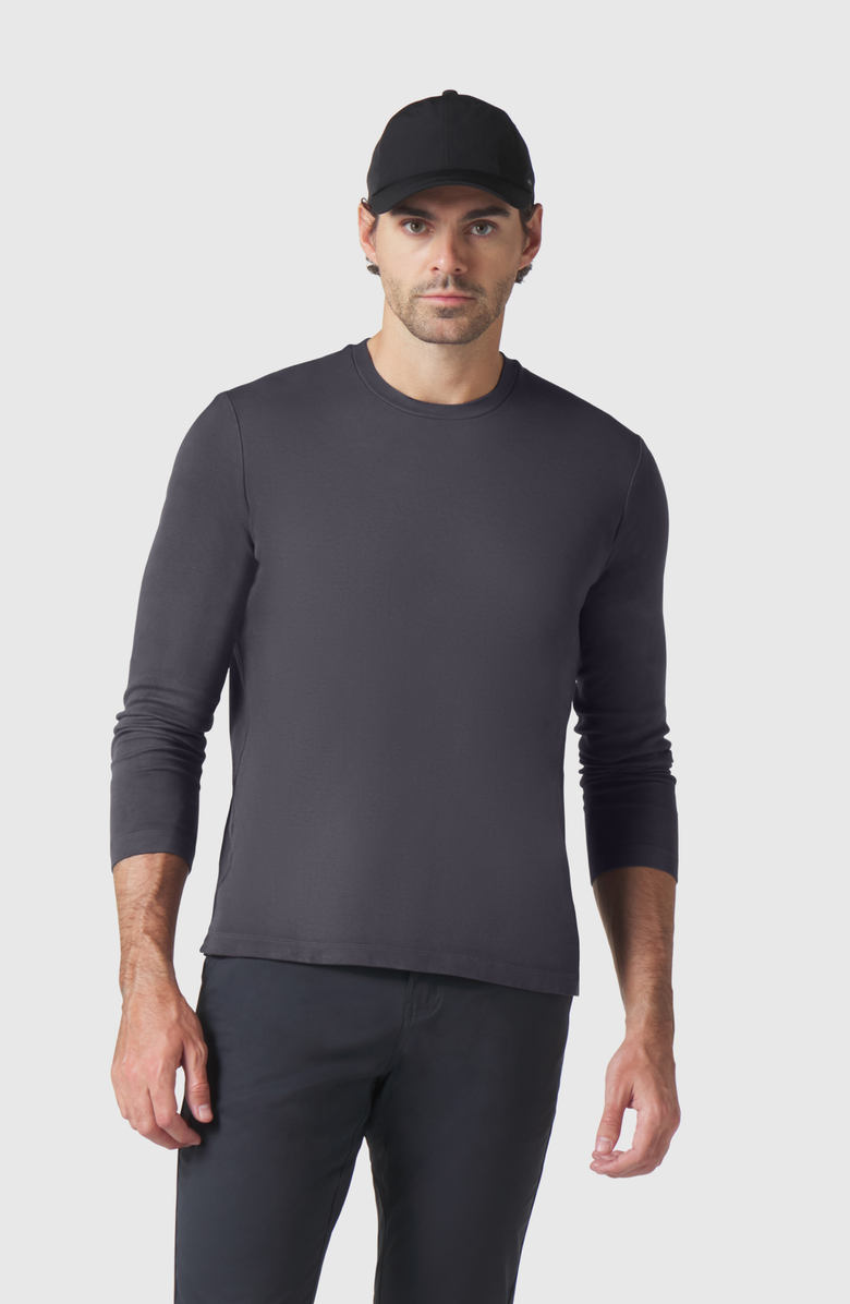 Jack Archer Precision Long Sleeve Shirt, Main, color, Charcoal Gray