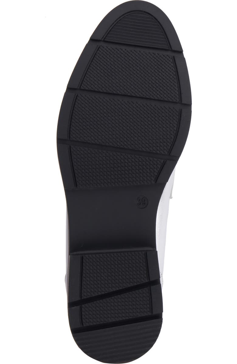 NEW YORK AND COMPANY Abbey Faux Leather Loafer, Alternate, color, Silver Metallic